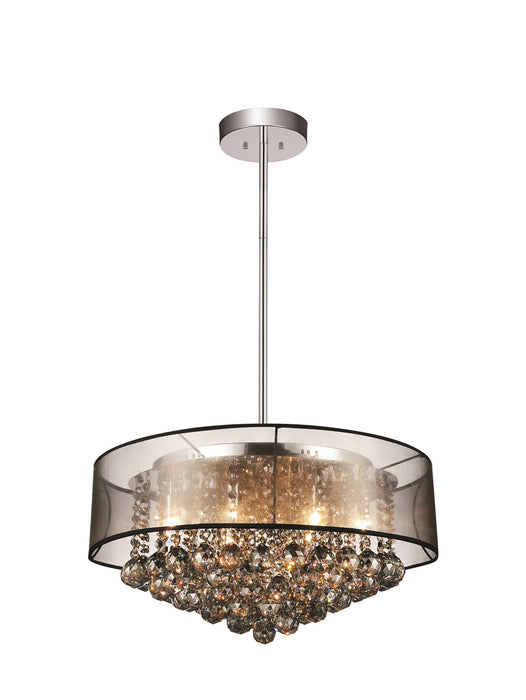 CWI Lighting 5062P20C (Smoke + BK) Radiant Nine Light Chandelier, Chrome Main Image.jpg