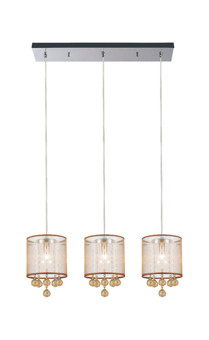 CWI Lighting 5062P24C-3 (Chp + G) Radiant Three Light Pendant Chrome.jpg