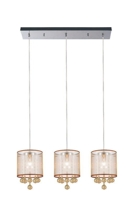 CWI Lighting 5062P24C-3 (Chp + G) Radiant Three Light Pendant Chrome.jpg