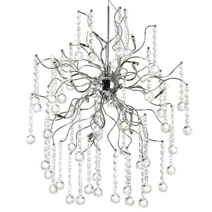 CWI Lighting 5066P20C Cherry Blossom LED Chandelier Chrome Alt 4.jpg