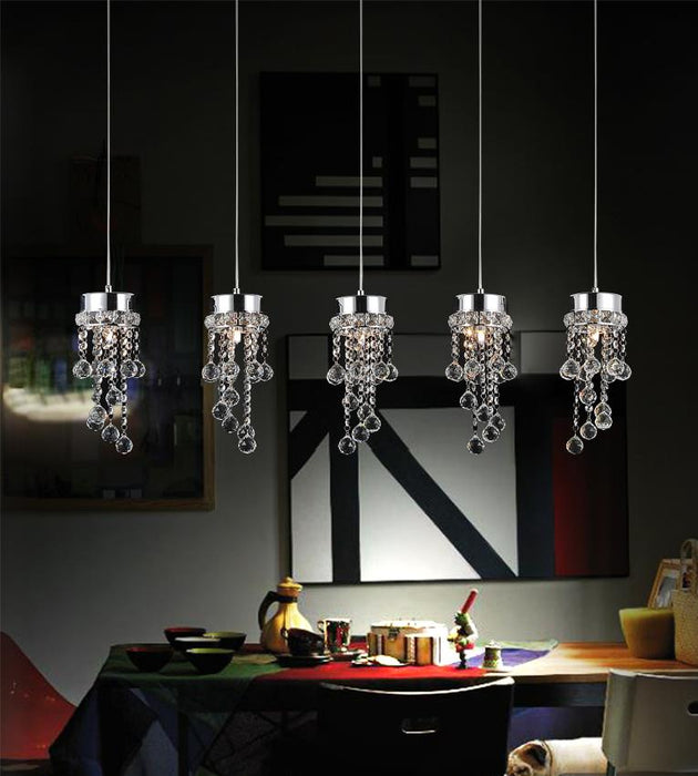 CWI Lighting 5072P36C-RC Monica Five Light Pendant Chrome.jpg