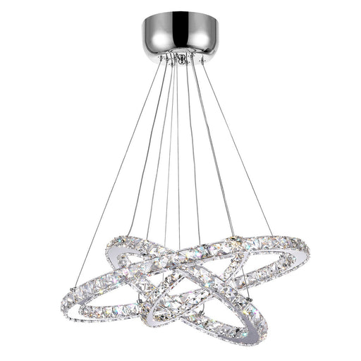 CWI Lighting 5080P32ST-3R Ring LED Chandelier, Stainless Steel Main Image.jpg