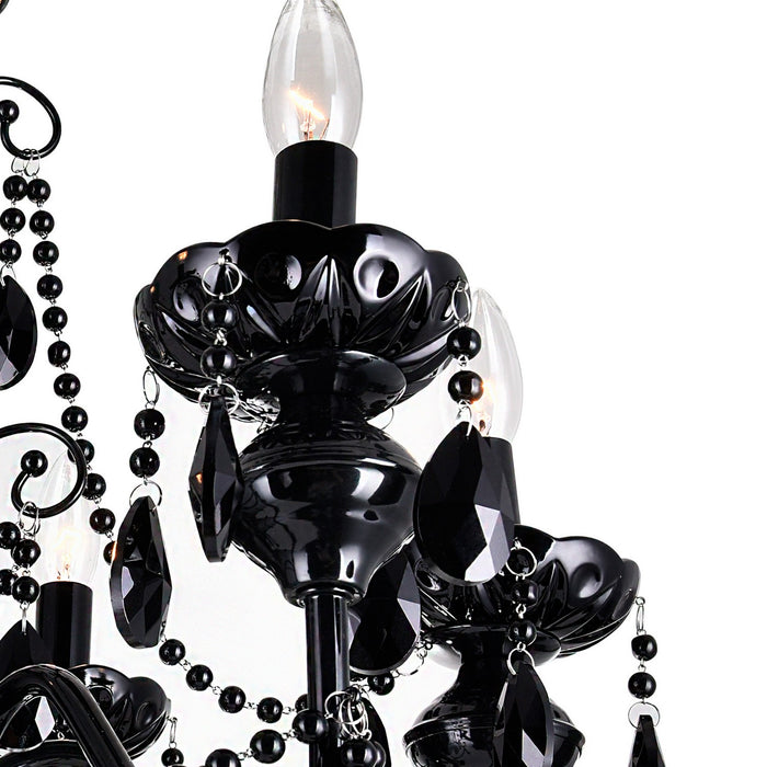 CWI Lighting 5095P32B-9 Keen Nine Light Chandelier Black Alt 5.jpg