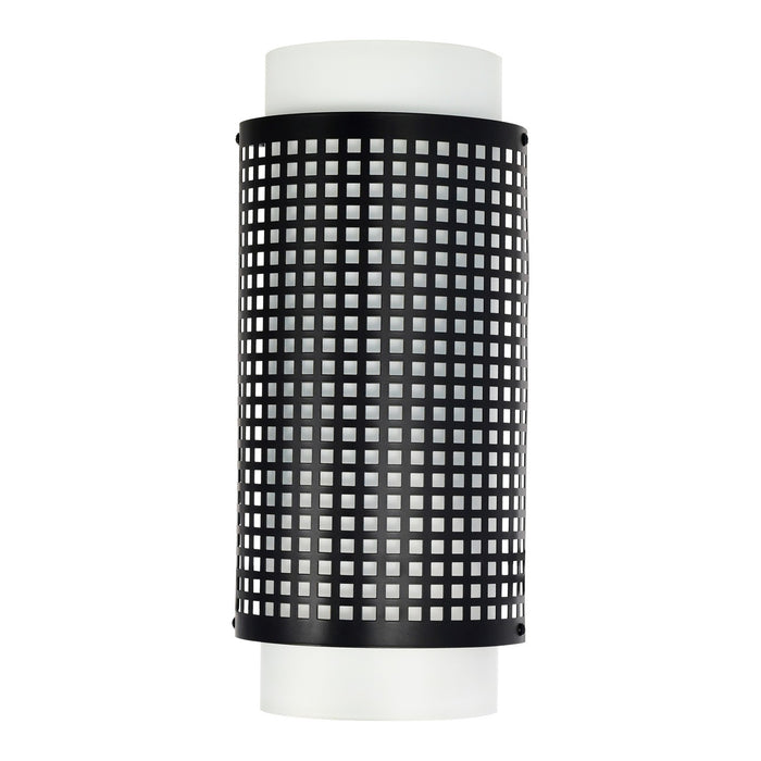 CWI Lighting 5209W6B Checkered Two Light Wall Sconce Black Alt 5.jpg