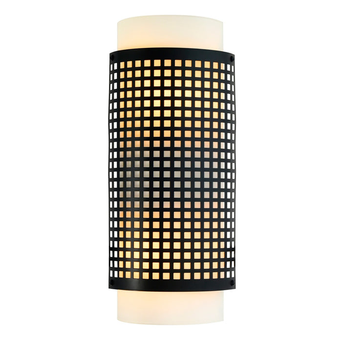 CWI Lighting 5209W6B Checkered Two Light Wall Sconce Black.jpg