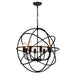 CWI Lighting 5464P22DB-8 Arza Eight Light Chandelier Brown.jpg