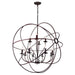 CWI Lighting 5464P40DB-12 Arza 12 Light Chandelier Brown Alt 1.jpg