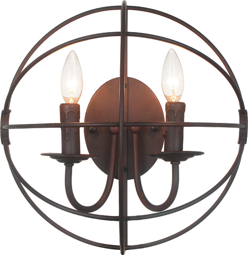 CWI Lighting 5464W14DB-2 Arza Two Light Wall Sconce Brown.jpg