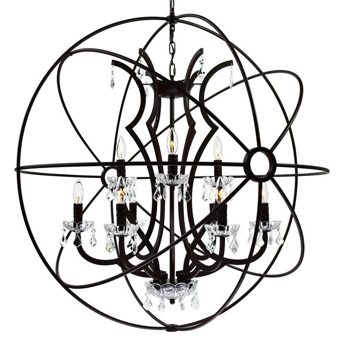 CWI Lighting 5465P42DB-12 Campechia 12 Light Chandelier Brown Alt 1.jpg