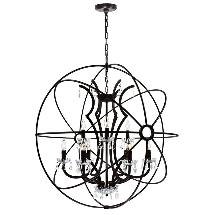 CWI Lighting 5465P42DB-12 Campechia 12 Light Chandelier Brown.jpg