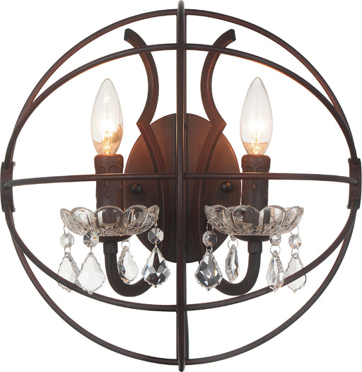 CWI Lighting 5465W14DB-2 Campechia Two Light Wall Sconce Brown.jpg