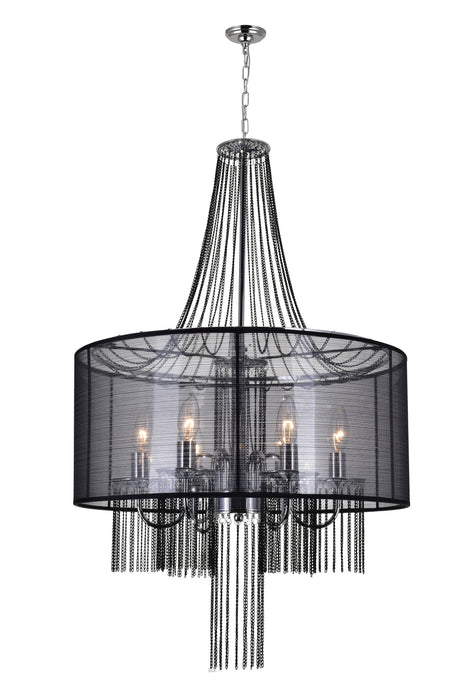 CWI Lighting 5475P20C-6 Black Amelia Six Light Chandelier Chrome.jpg