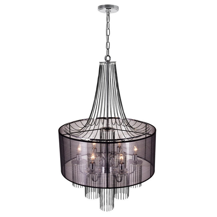 CWI Lighting 5475P20C-6 Brown Amelia Six Light Chandelier Chrome Alt 2.jpg