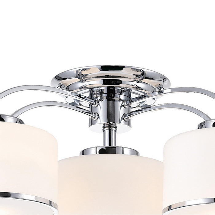 CWI Lighting 5479C28C-4 Frosted Four Light Flush Mount Chrome Alt 3.jpg