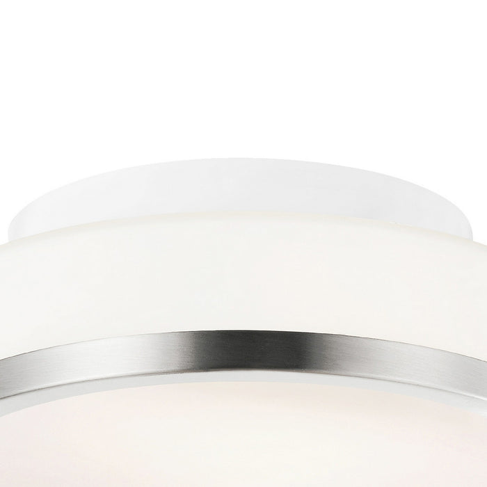 CWI Lighting 5479C8SN-R Frosted One Light Flush Mount Satin Nickel Alt 4.jpg