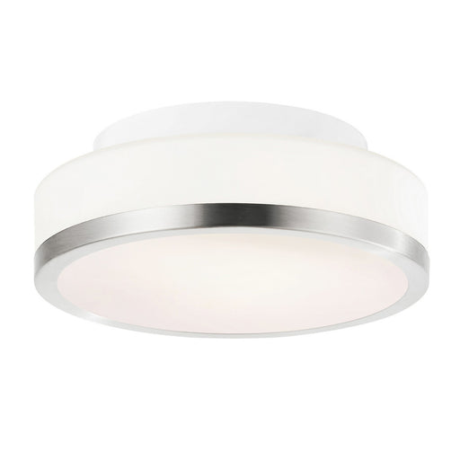 CWI Lighting 5479C8SN-R Frosted One Light Flush Mount Satin Nickel.jpg