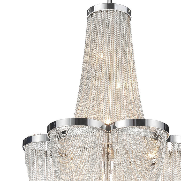 CWI Lighting 5480P14C Taylor Seven Light Chandelier Chrome Alt 3.jpg