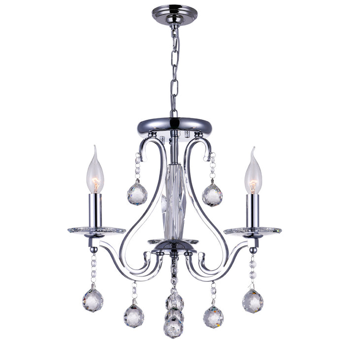 CWI Lighting 5507C18C-3 Valentina Three Light Flush Mount, Chrome Alternate Image.jpg