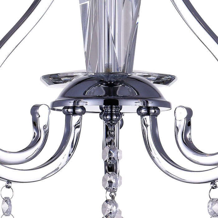 CWI Lighting 5507C18C-3 Valentina Three Light Flush Mount, Chrome Alternate Image 4.jpg