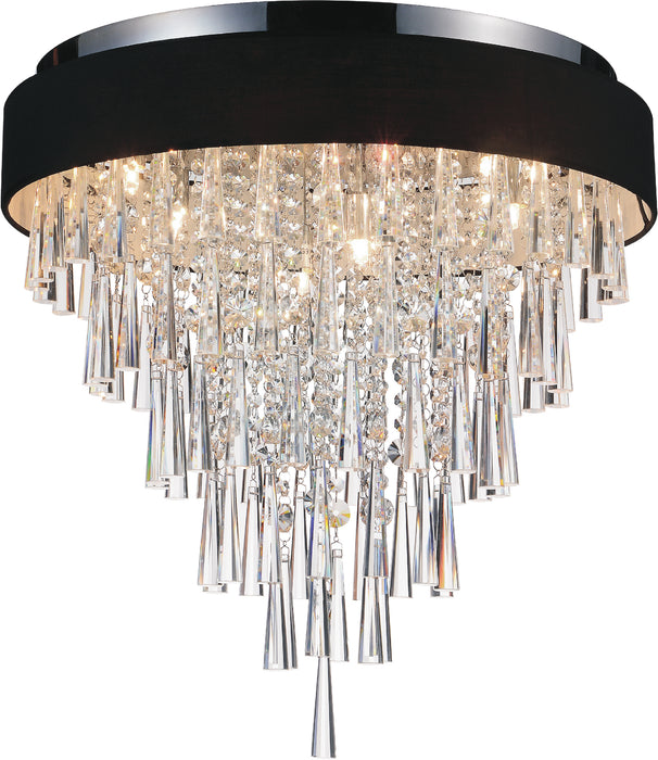 CWI Lighting 5523C22C (Black) Franca Eight Light Flush Mount Black.jpg