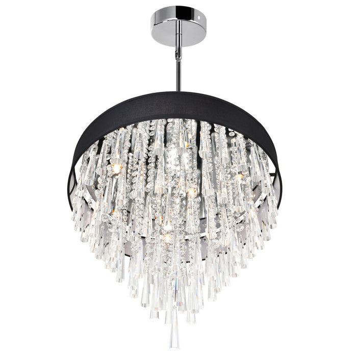 CWI Lighting 5523P22C (Black) Franca Eight Light Chandelier Black Alt 2.jpg