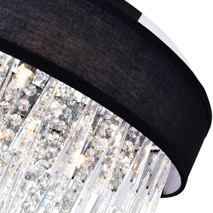 CWI Lighting 5523P22C (Black) Franca Eight Light Chandelier Black Alt 4.jpg