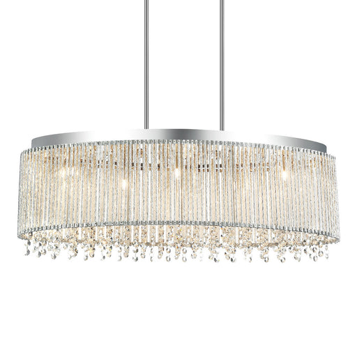 CWI Lighting 5535P30C-O Claire Five Light Chandelier Chrome Alt 1.jpg