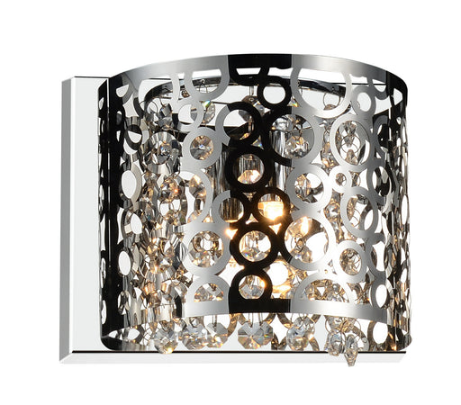 CWI Lighting 5536W9ST-R-1 Bubbles One Light Bathroom Sconce Stainless Steel.jpg