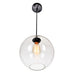 CWI Lighting 5553P10-Clear Glass One Light Mini Pendant Black Alt 2.jpg