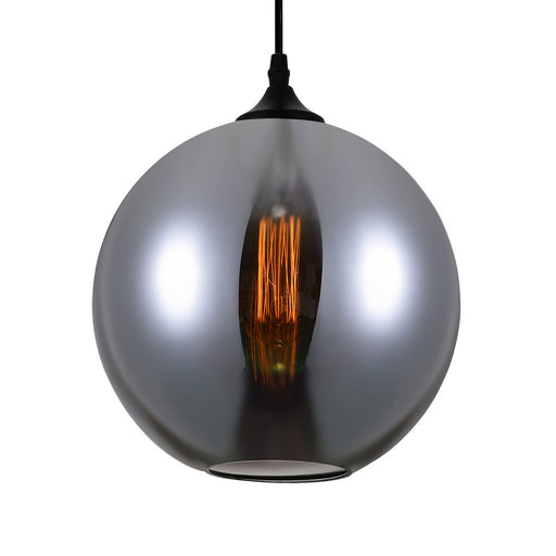 CWI Lighting 5553P10-Smoke Glass One Light Mini Pendant Black Alt 1.jpg