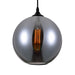 CWI Lighting 5553P10-Smoke Glass One Light Mini Pendant Black Alt 1.jpg