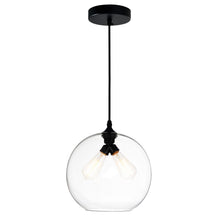 CWI Lighting 5553P12 - Clear (2L) Glass Two Light Mini Pendant Black.jpg