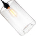 CWI Lighting 5553P7-Clear Glass One Light Mini Pendant Black Alt 2.jpg