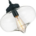 CWI Lighting 5570P11 - Clear Glass One Light Mini Pendant, Black Alternate Image 2.jpg