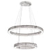 CWI Lighting 5635P27ST-2O (Clear) Florence LED Chandelier Chrome Alt 2.jpg