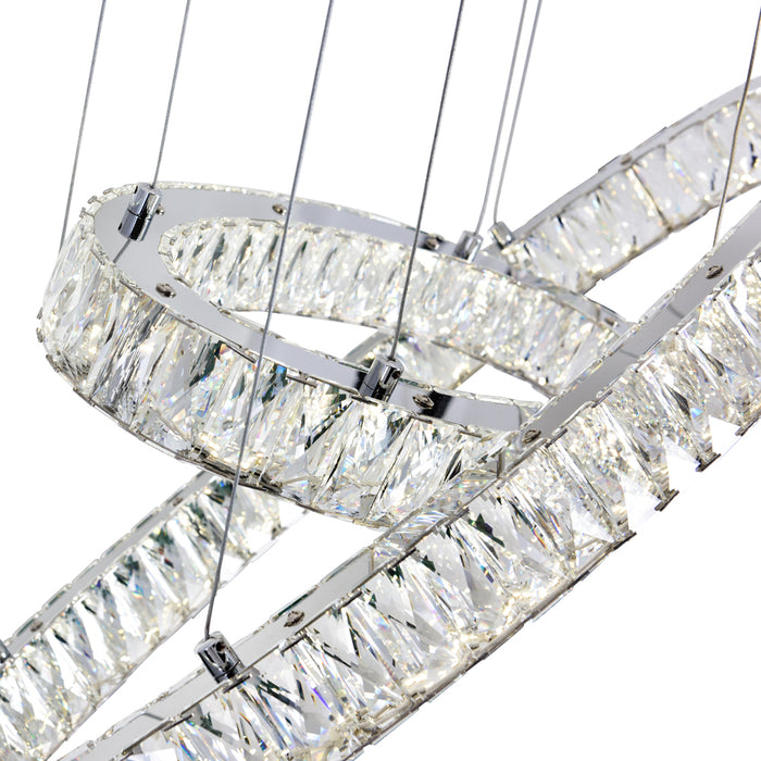 CWI Lighting 5635P27ST-2O (Clear) Florence LED Chandelier Chrome Alt 3.jpg