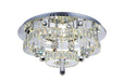 CWI Lighting 5644C22ST-R Cascata LED Flush Mount, Stainless Steel Main Image.jpg