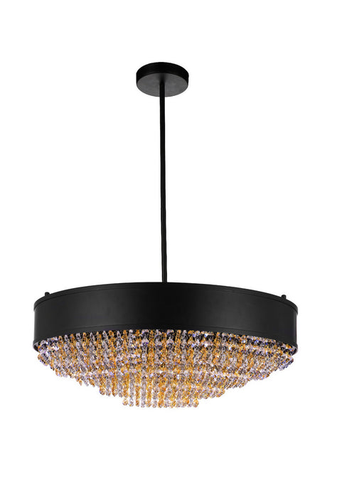 CWI Lighting 5687P24-16-101 Medina Ten Light Chandelier Black.jpg