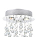 CWI Lighting 6601C12C Rain Drop Three Light Flush Mount Chrome Alt 1.jpg