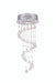 CWI Lighting 6603C10C Spiral One Light Flush Mount Chrome.jpg