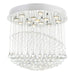 CWI Lighting 6612C24C Twinkle 13 Light Flush Mount, Chrome Main Image.jpg