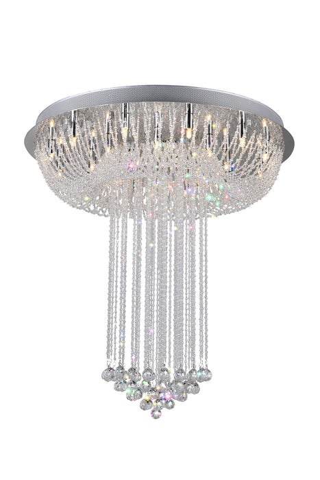 CWI Lighting 6615C32C Waterfall 23 Light Flush Mount, Chrome Main Image.jpg