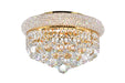 CWI Lighting 8001C14G Empire Four Light Flush Mount Gold.jpg