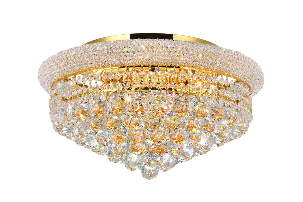 CWI Lighting 8001C20G Empire Eight Light Flush Mount Gold.jpg