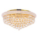 CWI Lighting 8001C24G Empire 13 Light Flush Mount Gold.jpg