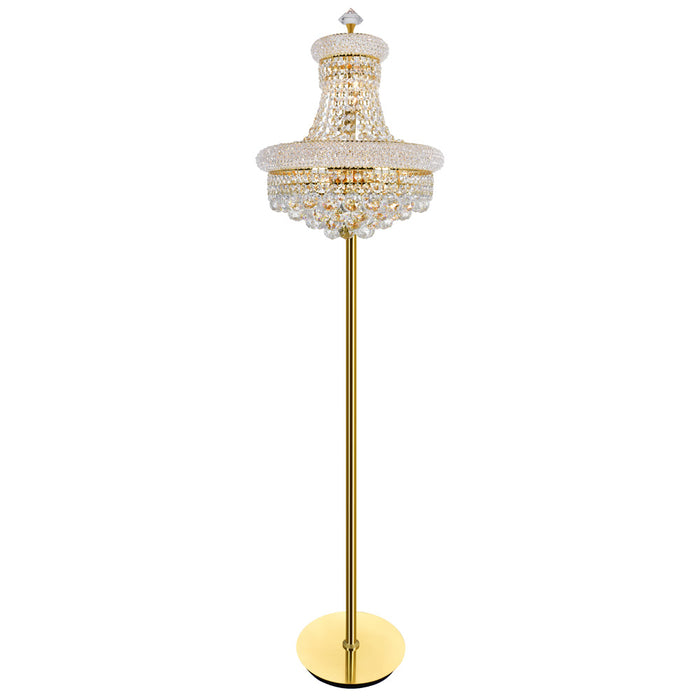 CWI Lighting 8001F18G Empire Eight Light Floor Lamp Gold.jpg