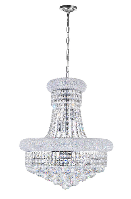 CWI Lighting 8001P18C Empire Eight Light Chandelier Chrome.jpg