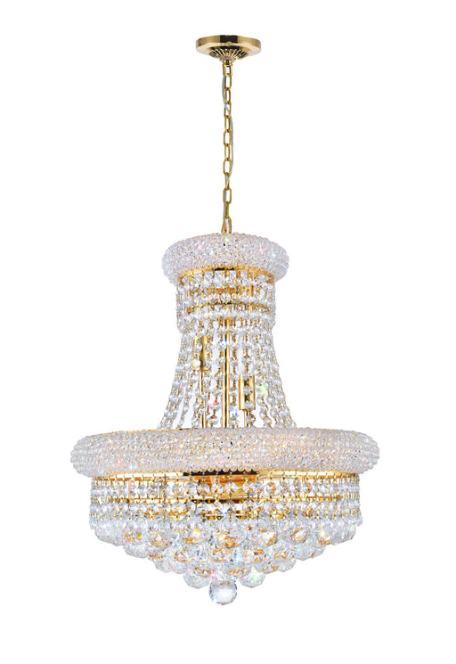 CWI Lighting 8001P18G Empire Eight Light Chandelier Gold.jpg