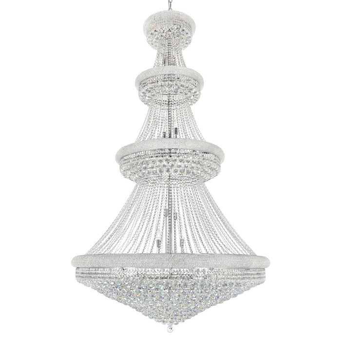 CWI Lighting 8001P50C Empire 42 Light Chandelier Chrome.jpg