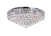 CWI Lighting 8002C24C Luminous 12 Light Flush Mount, Chrome Main Image.jpg